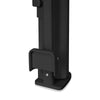 Poarta de siguranta, Lionelo, Thea, Cu suruburi, Textila, Retractabila, Mecanism dublu de blocare, Montaj universal, 80x140 cm, Conform cu standardul european de securitate EN1930, Negru