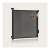 Poarta de siguranta, Lionelo, Thea, Cu suruburi, Textila, Retractabila, Mecanism dublu de blocare, Montaj universal, 80x140 cm, Conform cu standardul european de securitate EN1930, Negru