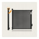 Poarta de siguranta, Lionelo, Thea, Cu suruburi, Textila, Retractabila, Mecanism dublu de blocare, Montaj universal, 95x140 cm, Conform cu standardul european de securitate EN1930, Negru