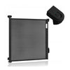 Poarta de siguranta, Lionelo, Thea, Cu suruburi, Textila, Retractabila, Mecanism dublu de blocare, Montaj universal, 80x140 cm, Conform cu standardul european de securitate EN1930, Negru