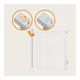 Poarta de siguranta, Lionelo, Thea, Textila, Ofera vizibilitate, Retractabila, Mecanism dublu de blocare, Montaj universal, 80x140 cm, Conform cu standardul european de securitate EN1930, Alb