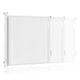 Poarta de siguranta, Lionelo, Thea, Textila, Ofera vizibilitate, Retractabila, Mecanism dublu de blocare, Montaj universal, 80x140 cm, Conform cu standardul european de securitate EN1930, Alb