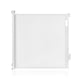 Poarta de siguranta, Lionelo, Thea, Textila, Ofera vizibilitate, Retractabila, Mecanism dublu de blocare, Montaj universal, 95x140 cm, Conform cu standardul european de securitate EN1930, Alb