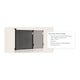 Poarta de siguranta, Lionelo, Thea, Textila, Ofera vizibilitate, Retractabila, Mecanism dublu de blocare, Montaj universal, 95x140 cm, Conform cu standardul european de securitate EN1930, Alb