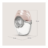 Pompa de san, Lionelo, Fidi Free Slim Duo, Portabila, Cu accesorii, Hands-free, Trifazata, Panou control, Autonomie pana la 3 h, 9 functii de masaj, Silentioasa- 40 db, Capacitate 150 ml, Roz