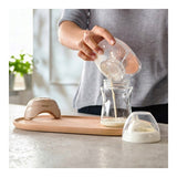 Pompa de san, Lionelo, Fidi Free Slim Duo, Portabila, Cu accesorii, Hands-free, Trifazata, Panou control, Autonomie pana la 3 h, 9 functii de masaj, Silentioasa- 40 db, Capacitate 150 ml, Roz