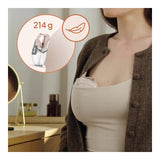 Pompa de san, Lionelo, Fidi Free Slim Duo, Portabila, Cu accesorii, Hands-free, Trifazata, Panou control, Autonomie pana la 3 h, 9 functii de masaj, Silentioasa- 40 db, Capacitate 150 ml, Roz