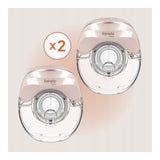 Pompa de san, Lionelo, Fidi Free Slim Duo, Portabila, Cu accesorii, Hands-free, Trifazata, Panou control, Autonomie pana la 3 h, 9 functii de masaj, Silentioasa- 40 db, Capacitate 150 ml, Roz