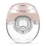 Pompa de san, Lionelo, Fidi Free Slim, Portabila, Cu accesorii, Hands-free, Trifazata, Panou control, Autonomie pana la 3 h, 9 functii de masaj, Silentioasa- 40 db, Capacitate 150 ml, Roz