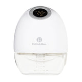 Pompa de san, Petite&Mars, Gaia Duo, Portabila, Cu 3 moduri, Panou control, Autonomie pana la 2.5 h, 9 functii de masaj, Silentioasa- 55db, Capacitate 180 ml, Alb