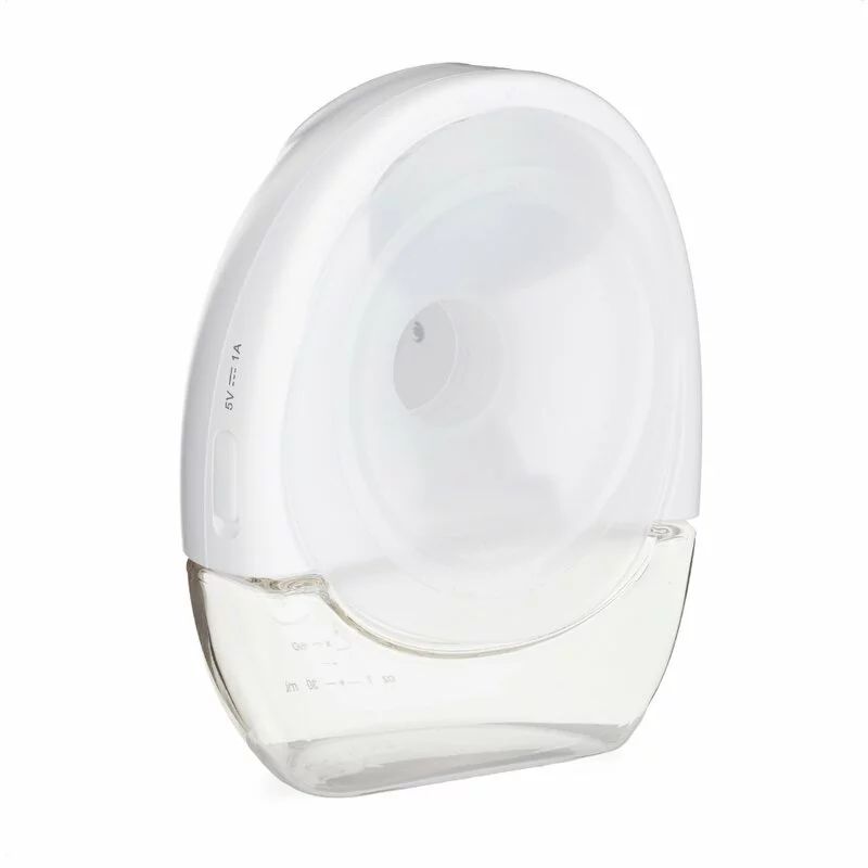 Pompa de san, Petite&Mars, Gaia Duo, Portabila, Cu 3 moduri, Panou control, Autonomie pana la 2.5 h, 9 functii de masaj, Silentioasa- 55db, Capacitate 180 ml, Alb