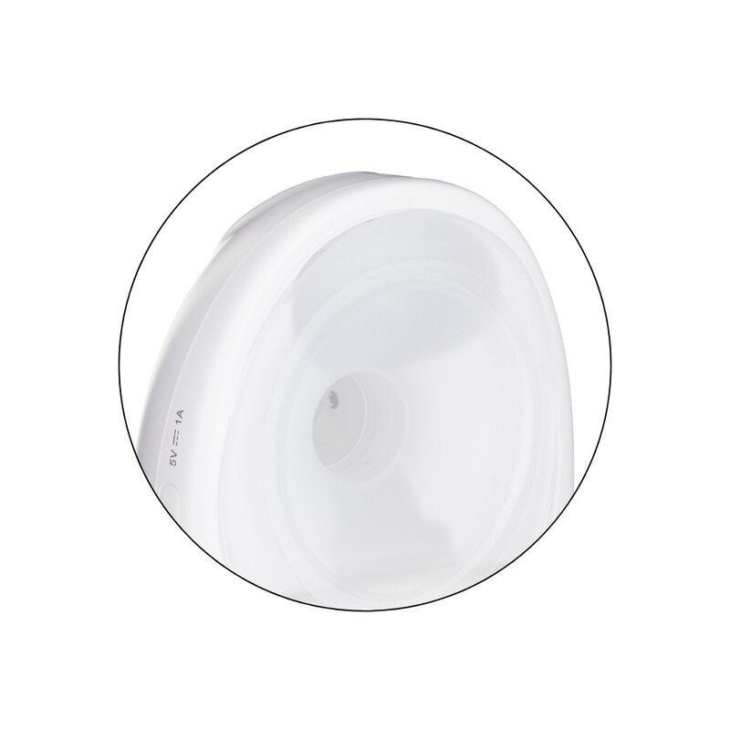 Pompa de san, Petite&Mars, Gaia Duo, Portabila, Cu 3 moduri, Panou control, Autonomie pana la 2.5 h, 9 functii de masaj, Silentioasa- 55db, Capacitate 180 ml, Alb
