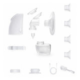 Pompa de san, Petite&Mars, Gaia Duo, Portabila, Cu 3 moduri, Panou control, Autonomie pana la 2.5 h, 9 functii de masaj, Silentioasa- 55db, Capacitate 180 ml, Alb