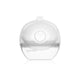 Pompa de san si colector de lapte, Lionelo, Milky 2 in 1, Volum 60 ml, Forma anatomica, Compataibila cu utilizarea cu sutien, Fara bisfenol A, Portabila, Alb
