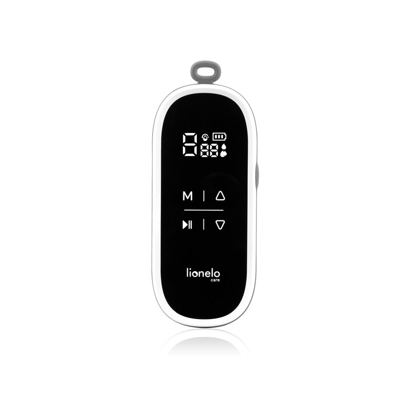 Pompa dubla de san, Lionelo, Twee Free, Hands Free, Electrica, Cu 9 nivele de aspiratie, 3 moduri de functionare, Afisaj LED, Functionare pana la 120 min, Silentioasa, Fara BPA, Include 2 recipiente de 150 ml, Cablu USB, Alb/Gri