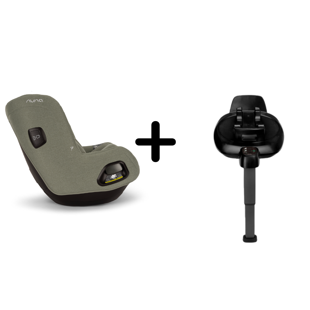 Nuna - Set Scaun auto rotativ i-Size TODL next Pine, 40-105 cm + Baza isofix BASE next i-Size pentru TODL next, testat ADAC - gogobaby.ro