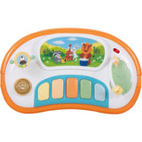 Premergator, FreeON, Fancy, Cu muzica si lumini, Cu roti, Conform cu standardul european de securitate EN1273:2020, Beige
