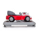 Premergator, Feedo, Pliabil, Cu panou de joaca inclus, Cu inaltime reglabila in 3 pozitii, Cu sistem de franare, Dezvolta abilitatile motorii si senzoriale, Greutate maxima suportata 12 kg, 6 luni+, Red