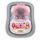 Premergator, Petite&Mars, Monty, Panou interactiv, Reglabil pe inaltime, Roti, Sustine 12 kg, Chevron Pink