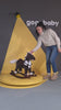 Calut balansoar din plus, Lucky Star,  Cu efecte de miscare a gurii și a cozii,  Cu melodie de cowboy si efect de galop ,roz