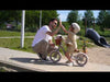 Bicicleta fara pedale, Lionelo, Alex Plus, Usoara, Cu ghidon si sa reglabile, Include cos depozitare si sonerie, Din otel, Cu roti din spuma EVA, 12 inch, Beige Sand