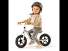 Bicicleta de echilibru, Chillafish, Charlie, Usoara, Cu ghidon si sa reglabile, Greutate 2.5 Kg, Cu roti din spuma EVA, 10 inch, Pentru 18-48 luni, Black