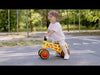 Bicicleta fara pedale, Lionelo, Sammy, Cu 4 roti, Din spuma EVA, Stabila, Manere moi, antiderapante, 12- 36 luni, Greutate maxima suportata 25 kg, Certificata EN 71-1:2014, EN 71-2:2011, EN 71-3:2019, Roz