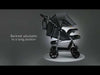 Carucior sport, Lionelo, Emma Plus, Cu tavita, 2 Suporturi pentru pahar, Geanta accesorii, Conform cu standardul european de securitate EN1888-1, Pink Scandi