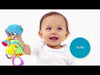 Jucarie, Playgro, Pentru carucior, scoica auto si patut, Cu jucarie de dentitie, Zoe Zebra Munchimal, 32 cm