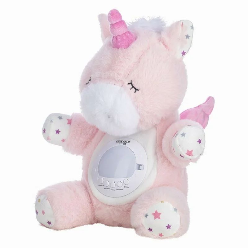 Jucarie multifuncionala, Cu proiector muzical, Free2Play, Din plus, Cu 7 modele de proiectie, Cu sunete si melodii, Unicorn