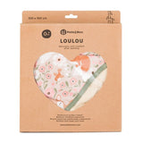 Prosop cu gluga, Petite&Mars, Loulou, Mare, 100 x 100 cm, 70% bambus, 30% bumbac, Certificare Oeko-Tex Standard 100, Hipoalergenic, respirabil si rezistent la mirosuri, Roz
