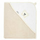 Prosop de baie, Bocioland, Cu gluga, 100% bumbac, 100x100 cm, Teddy Bear, Sand