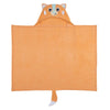 Prosop de baie, Playgro, Friendly Forest, Cu gluga si codita, 100% bumbac, 60x80 cm, Fox, Portocaliu