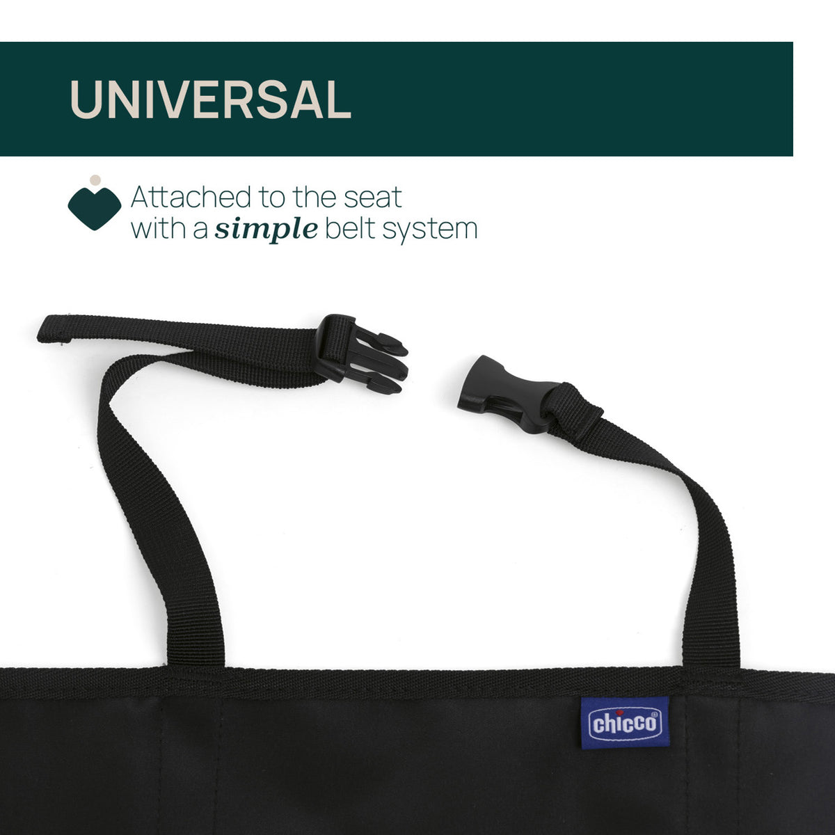 Protectie Chicco pentru bancheta auto, Negru, 0 luni+ - gogobaby.ro