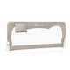 Protectie laterala pat, Lionelo, Hanna, Cu buzunar accesorii, 150x66 cm, Conform cu standardul european de securitate BS7072, Bej