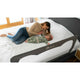 Protectie laterala pat, Lionelo, Hanna, Cu buzunar accesorii, 150x66 cm, Conform cu standardul european de securitate BS7072, Bej