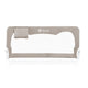 Protectie laterala pat, Lionelo, Hanna, Cu buzunar accesorii, 150x66 cm, Conform cu standardul european de securitate BS7072, Bej