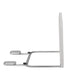 Protectie laterala pat, Lionelo, Lora, Pliabila, Sistem de blocare StandSafe, Geanta de transport inclusa, 105 x 45 cm, Bej