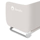 Protectie laterala pat, Lionelo, Lora, Pliabila, Sistem de blocare StandSafe, Geanta de transport inclusa, 105 x 45 cm, Bej