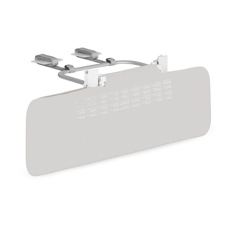 Protectie laterala pat, Lionelo, Lora, Pliabila, Sistem de blocare StandSafe, Geanta de transport inclusa, 105 x 45 cm, Bej - gogobaby.ro