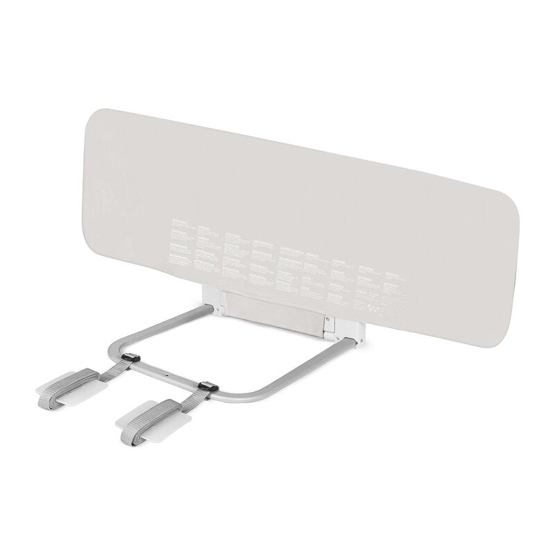 Protectie laterala pat, Lionelo, Lora, Pliabila, Sistem de blocare StandSafe, Geanta de transport inclusa, 105 x 45 cm, Bej - gogobaby.ro