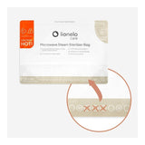Pungi sterilizare microunde, Lionelo, Thermbag, Fara BPA, Sterilizare in 90 de sec., Elimina 99,9% dintre bacterii, Reutilizabile, 21x29 cm, 16 buc.