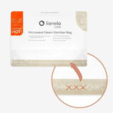 Pungi sterilizare microunde, Lionelo, Thermbag, Fara BPA, Sterilizare in 90 de sec., Elimina 99,9% dintre bacterii, Reutilizabile, 21x29 cm, 8 buc.
