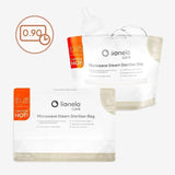 Pungi sterilizare microunde, Lionelo, Thermbag, Fara BPA, Sterilizare in 90 de sec., Elimina 99,9% dintre bacterii, Reutilizabile, 21x29 cm, 8 buc.