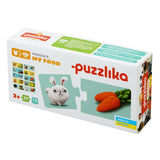 Puzzle pentru copii, 2 Ani+, Puzzlika - Mancarea potrivita