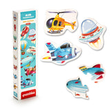 Puzzle pentru copii, 2 Ani+, Puzzlika - Transport aerian