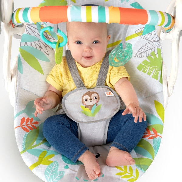 Bright Starts - Leagan portabil Rainforest Vibe - gogobaby.ro