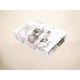 Cearceaf cu elastic, Qmini, Pentru patut 120x60 cm, Din bumbac certificat Oeko Tex Standard 100, Teddy Bear and Friends Pink