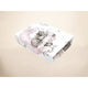Cearceaf cu elastic, Qmini, Pentru patut 120x60 cm, Din bumbac certificat Oeko Tex Standard 100, Teddy Bear and Friends Pink
