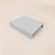 Cearceaf cu elastic, Qmini, Pentru patut co-sleeper, Theo, Dimensiune 85 x 46 cm, Din bumbac certificat Oeko Tex Standard 100, Grey